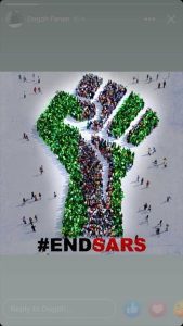 ENDSARS PROTEST A RECOGNITION OF HUMAN RIGHTS BY NIGERIANS