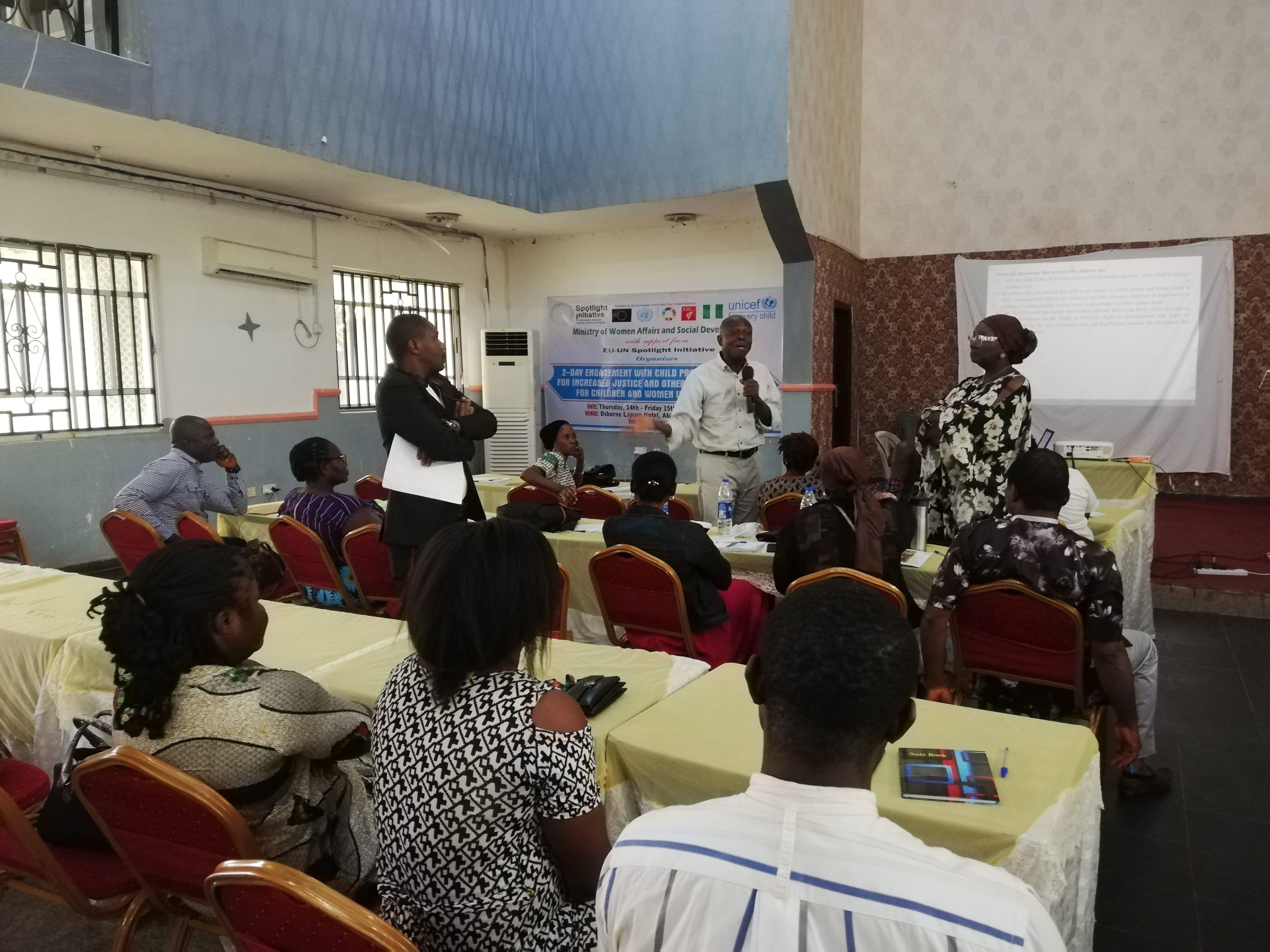 HRCRC PARTICIPATES IN A 2DAY INTERACTIVE ENGAGEMENT ON CHILDREN AND WOMEN RESPONSE SERVICE DELIVERY IN EBONYI STATE