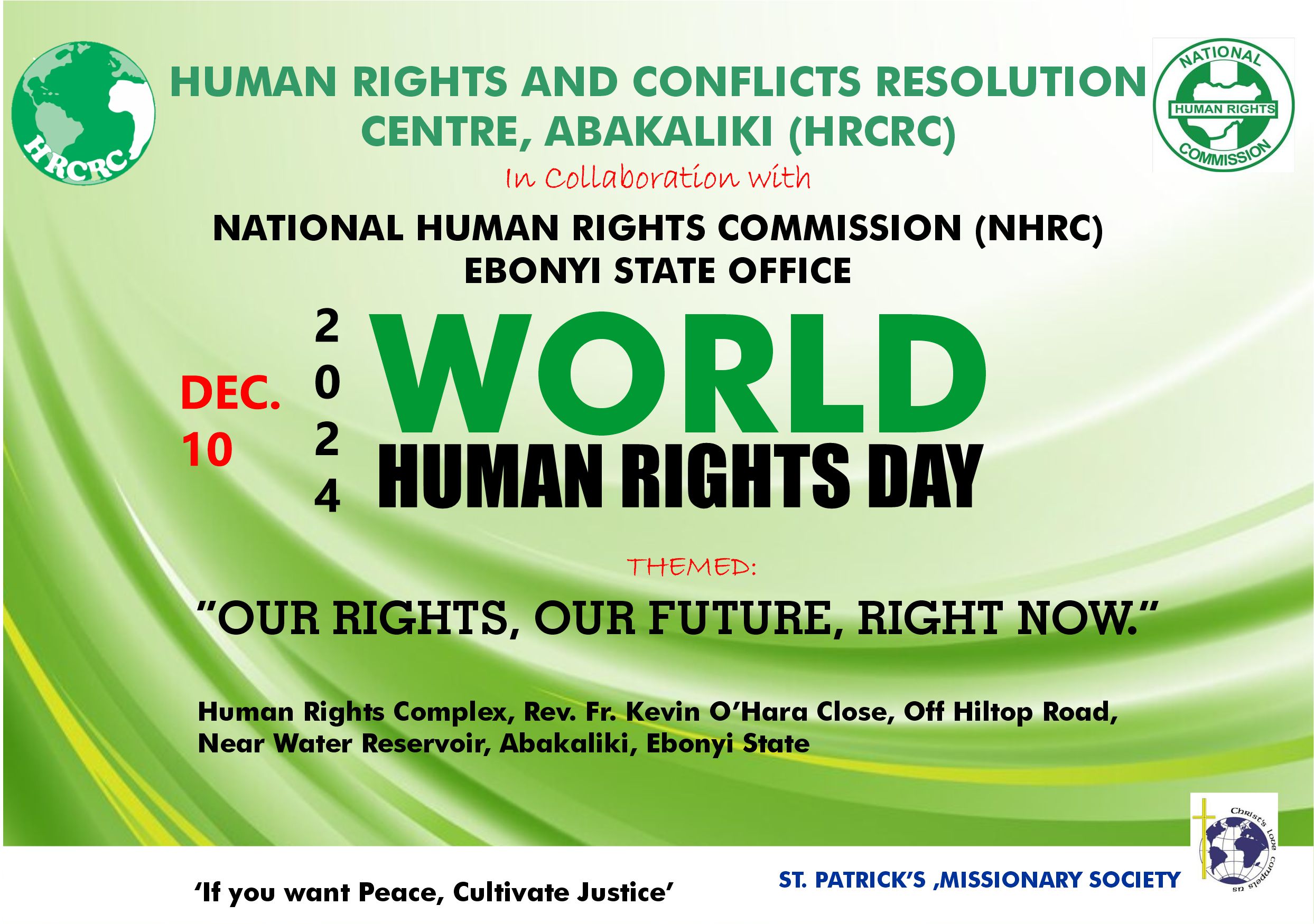 In Commemoration of 2024 World Human Rights Day